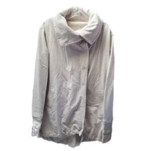 LULULEMON Snap Front Cowel Neck Thick Cardigan  Pale Pink 12